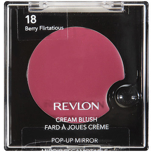 Revlon Cream Blush with Pop-Up Mirror, Berry Flirtatious 18 - ADDROS.COM